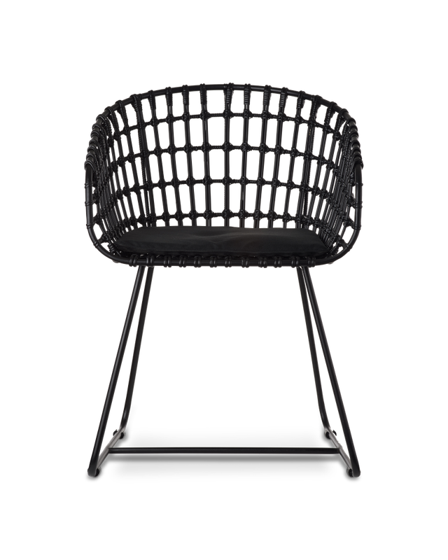 Chair Tokyo all black, Black, large