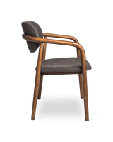Chair Henry dark grey (FSC 100% certified), Black, small