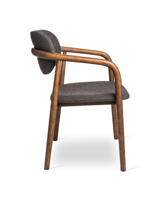 Chair Henry dark grey (FSC 100% certified), Black, medium