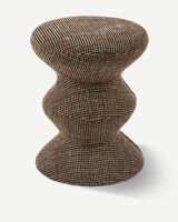 zig zag soft dark brown, Dark brown, small