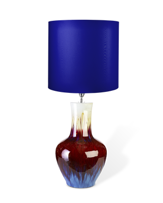 Lamp base Crazy purple/red, Multi-colour, medium