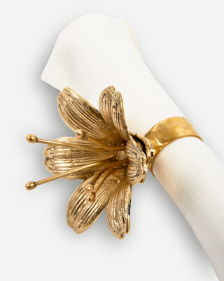 napkin holder lilly set2, Gold, medium