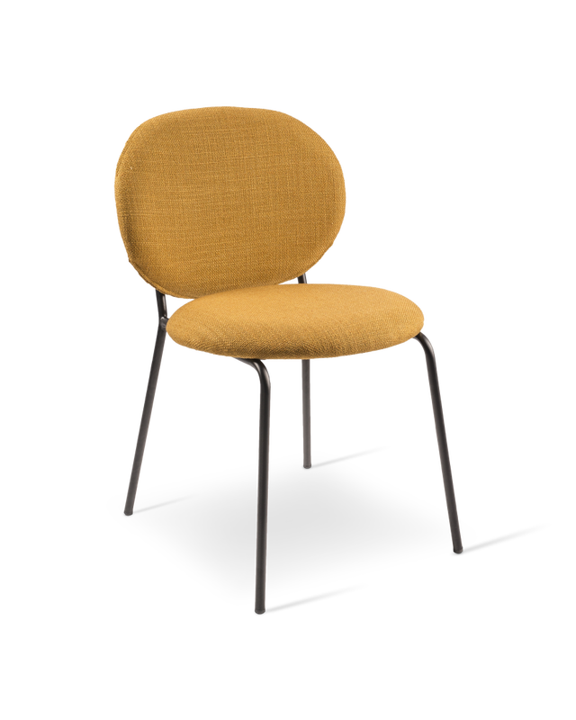 Chair Simply fabric smooth ochre, Ochre, large