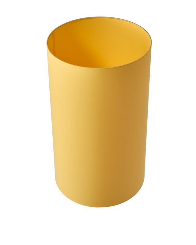 lamp shade Ø35xH60cm yellow, Yellow, large