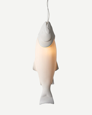 "Mykiss" Fish lamp, White, medium