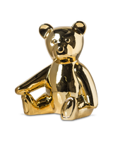 Moneybox Teddy gold, Gold, small