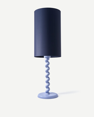 lamp base twister pink, light blue, medium