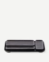tray planki natural set 4, Black, small