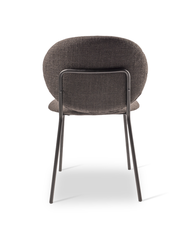 Chair Simply fabric smooth dk grey, Light grey, large