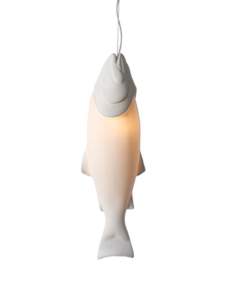 "Mykiss" Fish lamp, White, medium