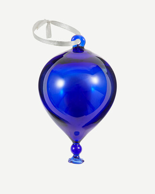 ornaments balloon dark blue set 3, Dark blue, medium