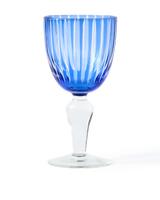Wine glass cobalt mix set 6, Multi-colour, small