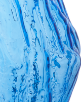 vase tree log blue M, Dark blue, small