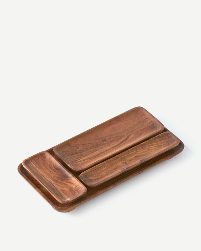 tray planki natural set 4, Cognac, pdp