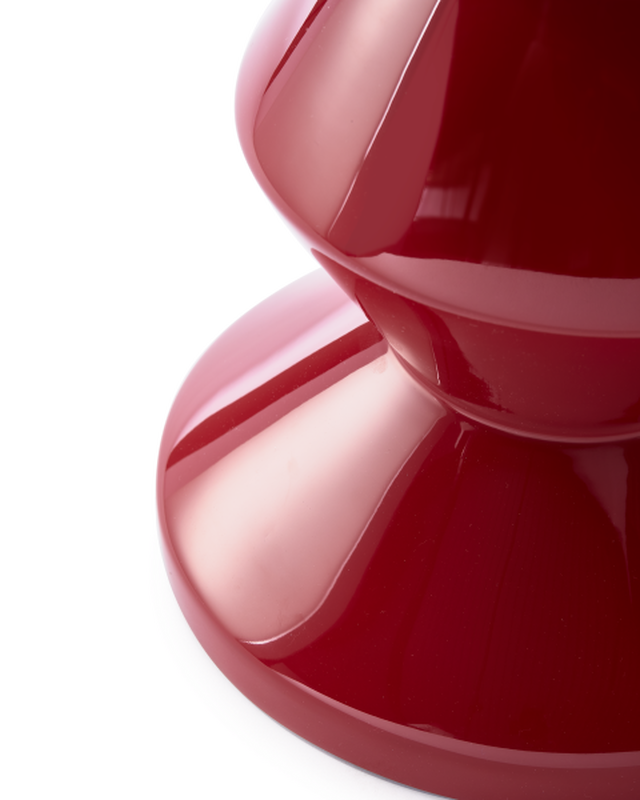 Zig Zag ruby red, Burgundy red, large