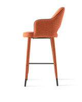 barstool arms cosy orange, Orange, small