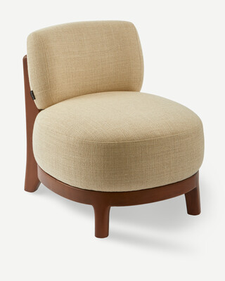Smooth Fabric Fizz Lounge Chair