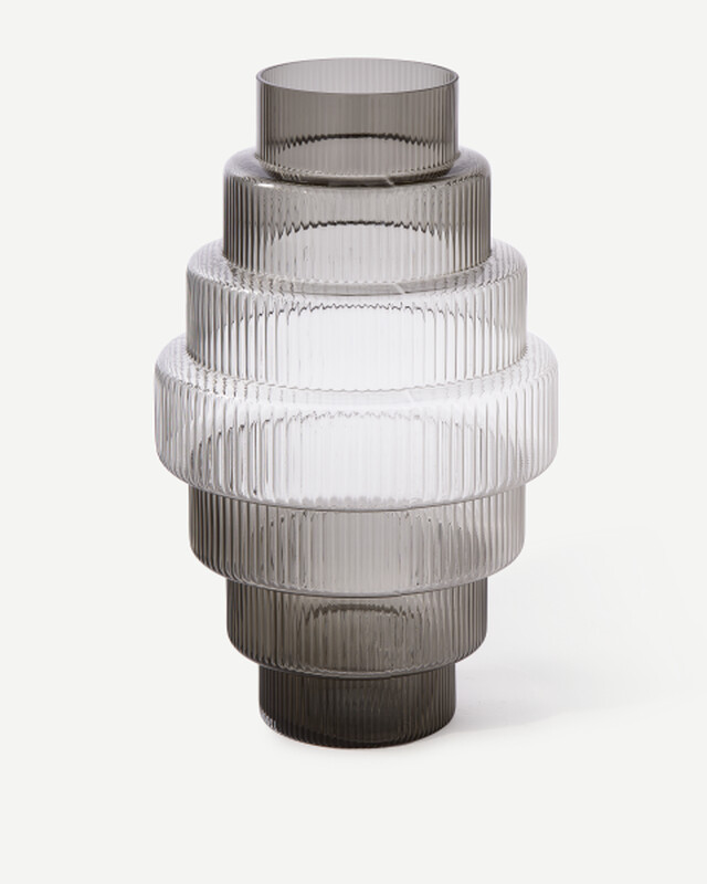 Vase Steps ochre XXL, Dark grey, pdp