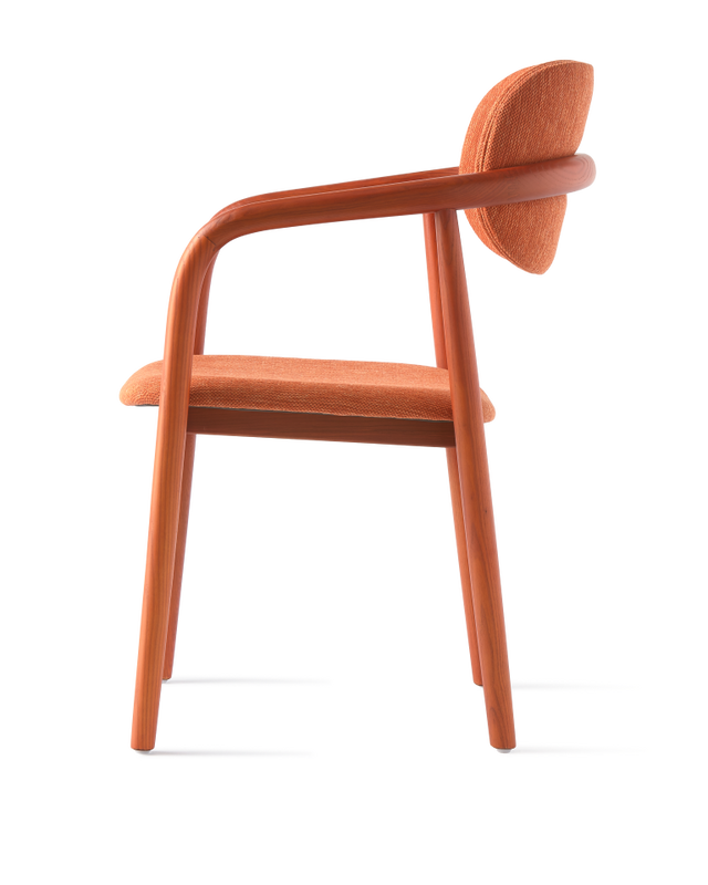 Chair Henry pink (FSC 100% certified), Orange, large