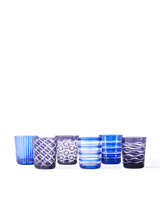 Tumbler cobalt mix set 6, Multi-colour, small