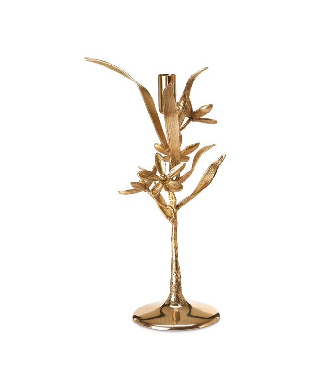 Candle holder Bergamot, Gold, large