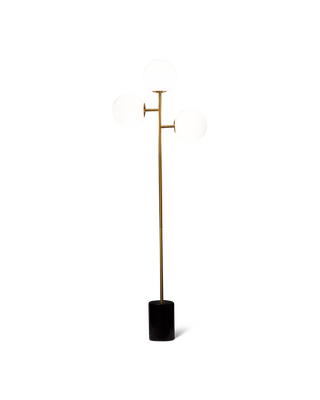 Floor lamp full moon, Gold, medium