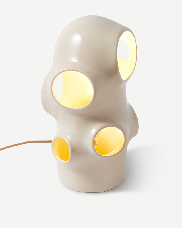 table lamp bulle orange, Beige, pdp
