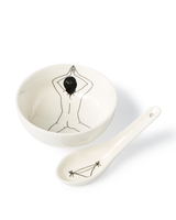 Bowl Undressed set 4, White, small