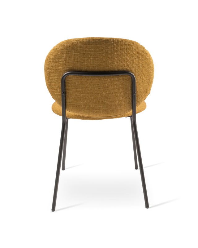 Chair Simply fabric smooth ochre, Ochre, large