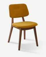 dining chair happy days soft yellow (FSC 100% certified), Yellow, small