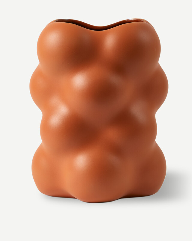 vase grape terracotta, Cognac, pdp