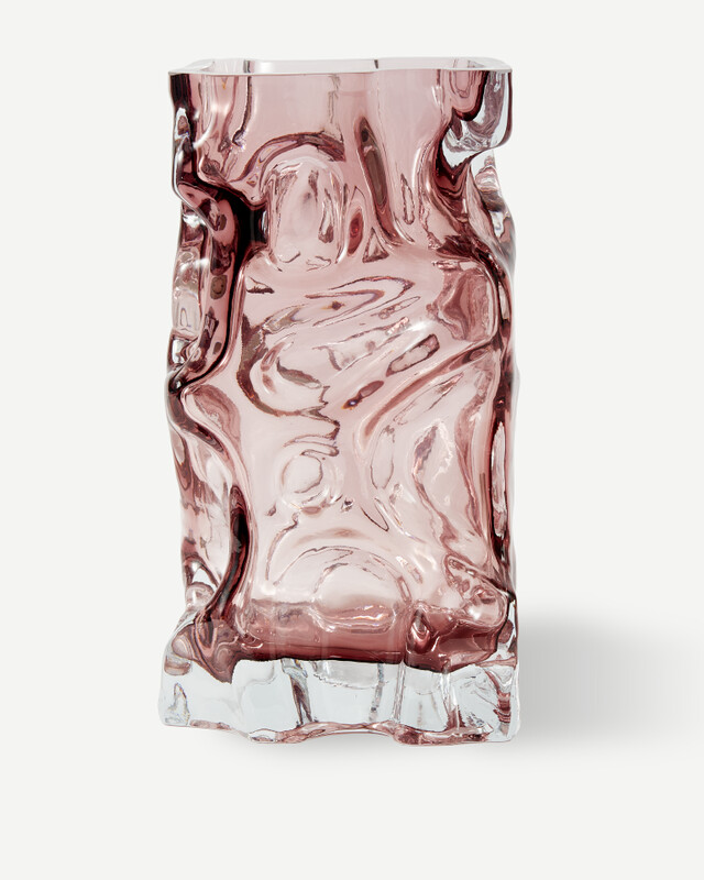 vase ice clear, light pink, pdp