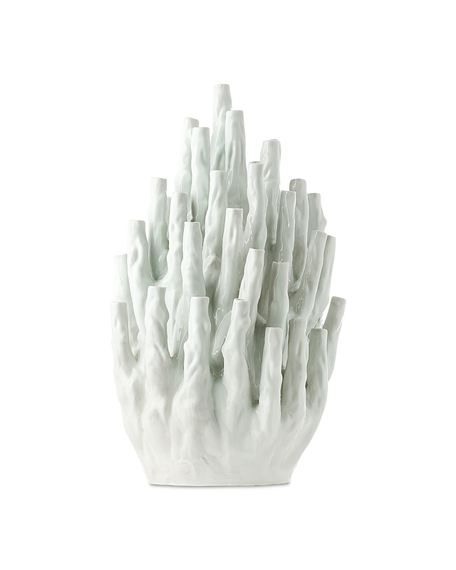 Vase coral 50-tulips white, White, large