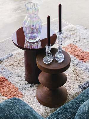Glass Drip Candle Holder - S