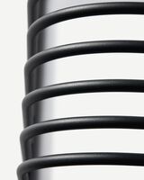 stool drop end white, black, small