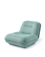 lounge chair puff mint, Green grey, small