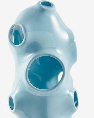 floor lamp bulle beige, light blue, medium