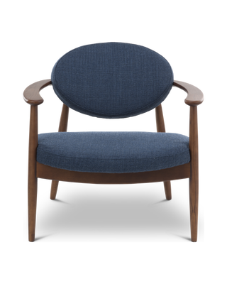 Chair Roundy fabric smooth dark blue (FSC 100% certified), Dark blue, medium