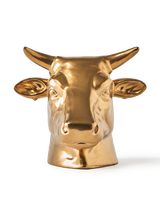 moneybox don't eat me, save me cow, Gold, small