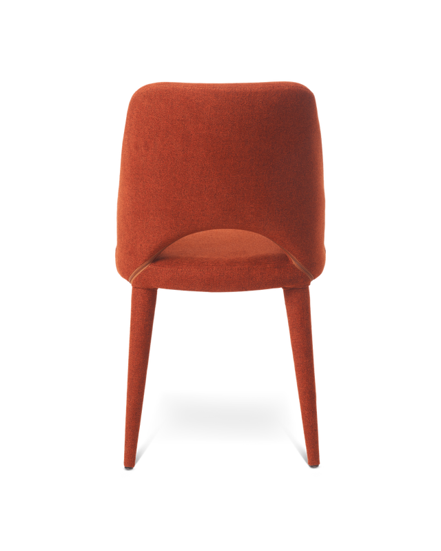 Chair Holy fabric forest green, Rust red, large