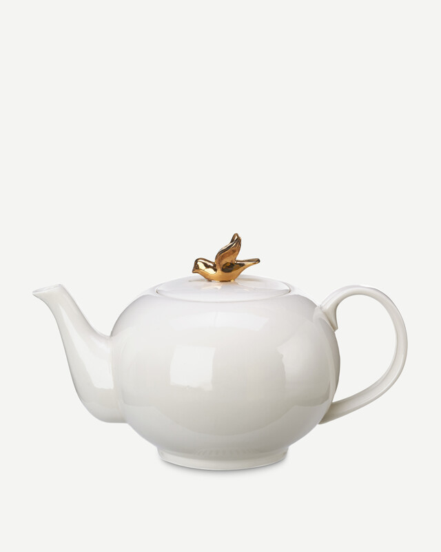 Teapot freedom bird, White, pdp