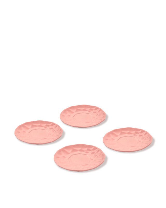 plates koa pink S set 4, light pink, pdp