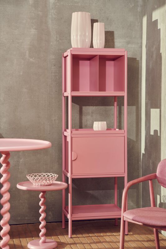 cabinet Toss tall green, light pink, large