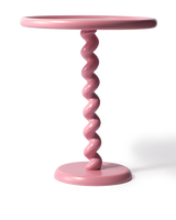 side table twister black, light pink, small
