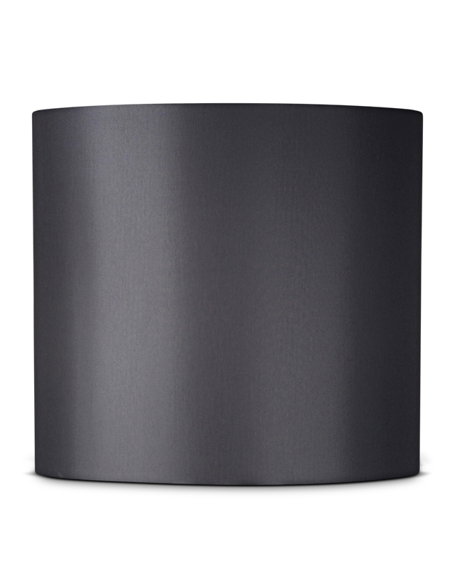 Lamp shade Ø55xH50cm satin white, Black, large