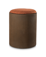 Stool Cap rust, Dark brown, small