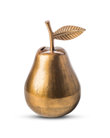Moneybox pear gold, Gold, small