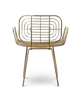 Chair Boston gold, Gold, small