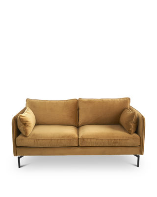 Sofa PPno.2 velvet gold, Gold, medium