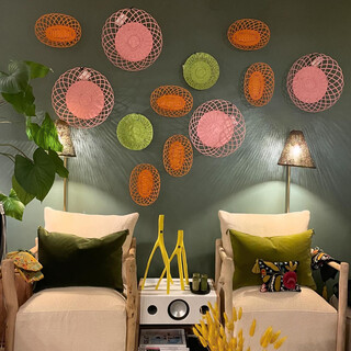 basket Bakkie round light green, Light Green, medium